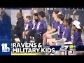 Ravens players lead Youth Football and Military Combine