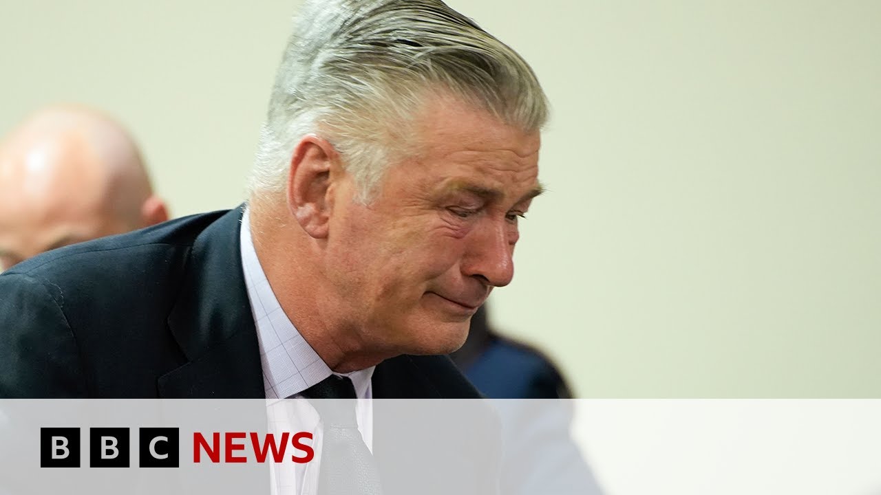 Alec Baldwin's Rust manslaughter trial dismissed over alleged hidden evidence | BBC News