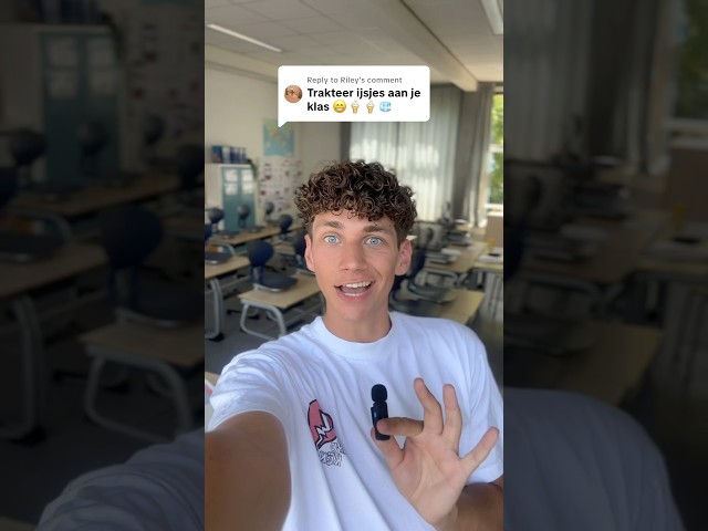 Heb jij weleens ijs gehad op school?! 🍦🧊🥶