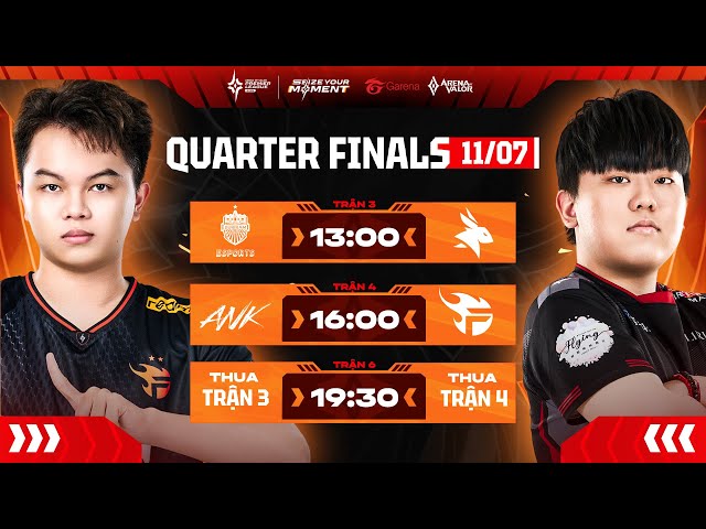 BRU vs EA |  ANK vs FPT | EA vs FPT | VÒNG TỨ KẾT - APL 2025 (NGÀY 11/07)