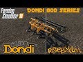 Dondi 800 series v1.0.0.0