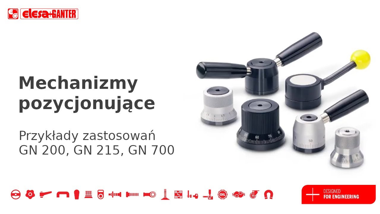 Mechanizmy pozycjonujące wrzeciona - GN 200, GN 215, GN 700 video