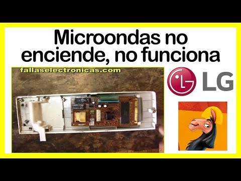 Averia microondas lg no calienta