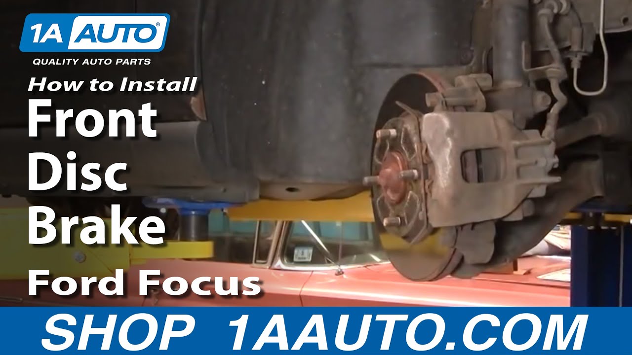 Changing front disc brakes ford focus #9
