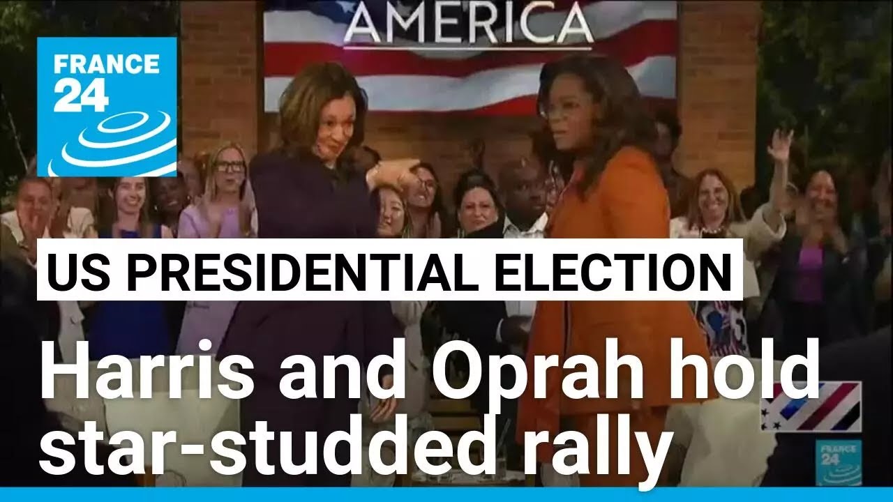 Harris and Oprah hold star-studded US election rally • FRANCE 24 English