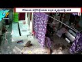 Monkeys attacked elderly woman in Peddapalli, CCTV footage