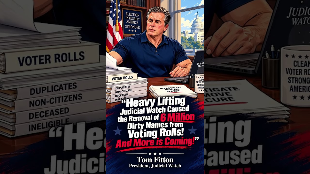 Judicial Watch Caused the Removal of 6 Million Dirty Names from Voting Rolls!