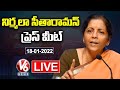 Finance Minister Nirmala Sitharaman Press Meet LIVE | V6 News