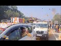 Bulldozers line up to shower petals on UP MLAs visiting Ayodhya’s Ram Temple | News9  - 01:53 min - News - Video