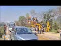 Bulldozers line up to shower petals on UP MLAs visiting Ayodhya’s Ram Temple | News9