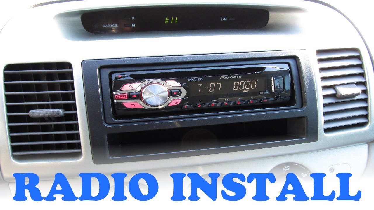 2006 Toyota camry aftermarket stereo