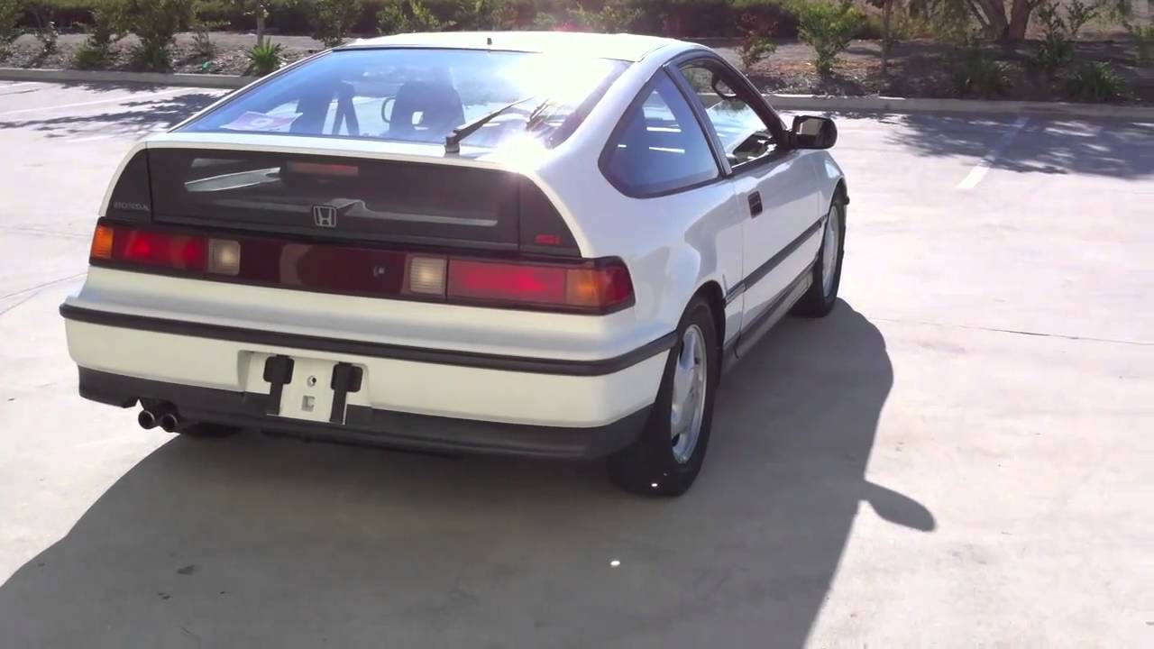 Honda crx 1991 white #2