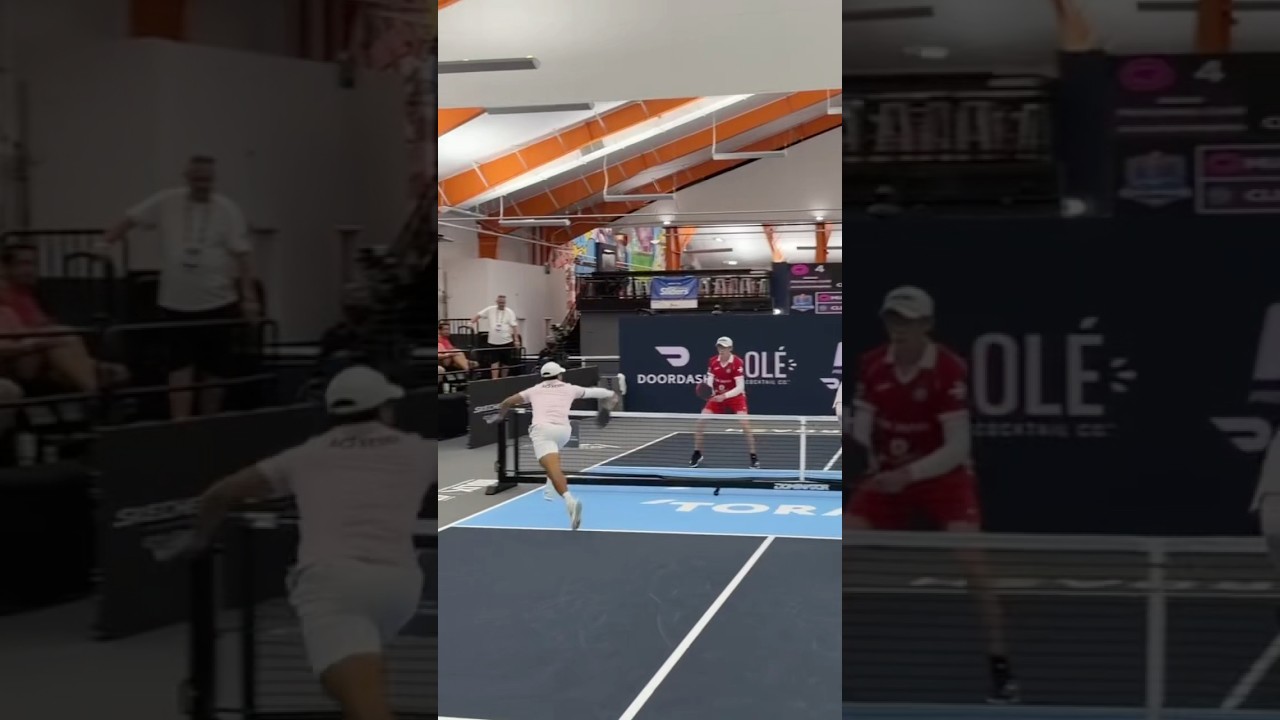 Flying Erne ✈️....🎥:@MajorLeaguePickleball .#propickleball #mlp #erne