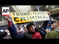 Protesters crash Donald Trump rally ahead of Iowa caucuses