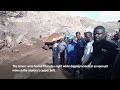 Rescuer raises hope of survivors at a Zambian mine where more than 30 have been buried for days  - 01:28 min - News - Video