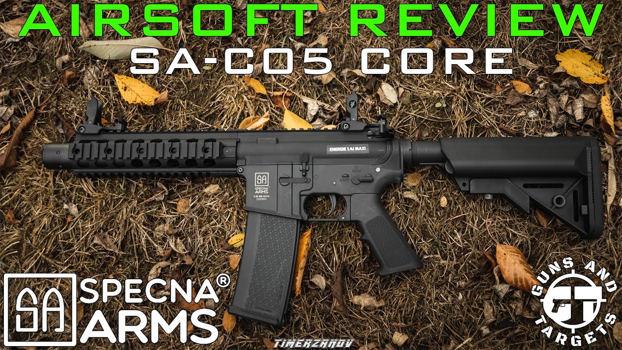 Airsoft Review #206 Specna Arms SA-C05 Core Carbine AEG (AR-15) (GUNS AND TARGETS) [FR]