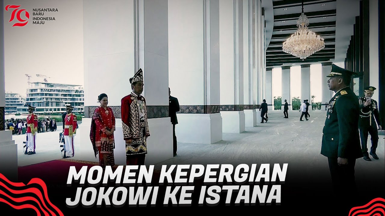 Presiden Meninggalkan Tempat Upacara & Masuk Ke Istana IKN | DAHSYATNYA NUSANTARA BARU HUT KE 79 RI