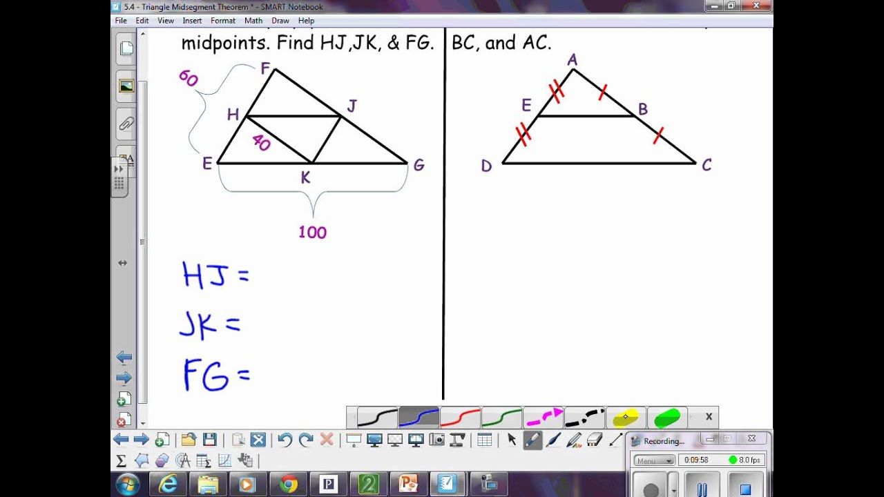 54 Triangle Midsegment Theorem Youtube 3020