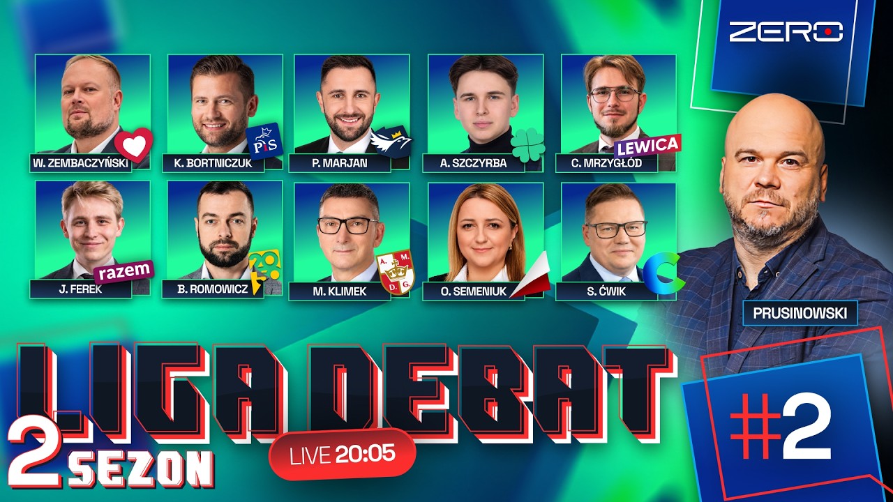 LIGA DEBAT - ZEMBACZYŃSKI,BORTNICZUK,MARJAN,SZCZYRBA,FEREK,ROMOWICZ,KLIMEK, SEMENIUK,ĆWIK,MRZYGŁÓD