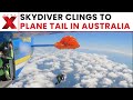 Skydiver survives plane-tail dangling incident in Australia | NewsX