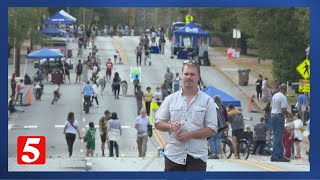 South Nashville Open Streets brings hundreds to Antioch Pike