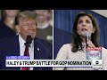 Haley, Trump locked in battle for Republican party presidential nomination  - 12:17 min - News - Video