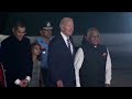 US President Biden lands in India for G20 summit