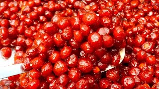 Cách Làm MỨT CHÙM RUỘT dẻo, Màu Sắc Đỏ tự nhiên đơn giản dễ làm/How to make jam intestines flexible.