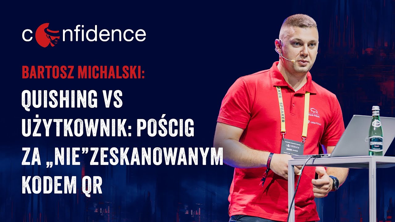 CONFidence 2025: Bartosz Michalski - Quishing vs Użytkownik: pościg za „nie”zeskanowanym kodem QR