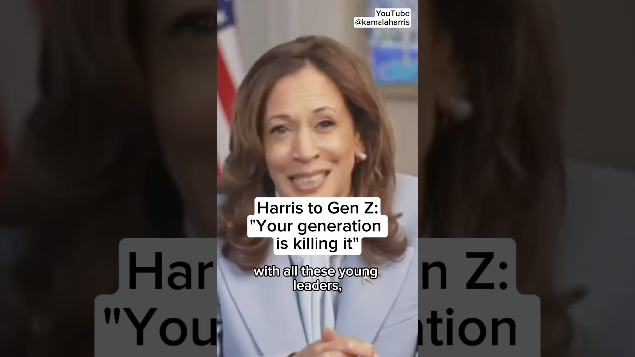 Harris to Gen Z: 'Your generations is killing it'