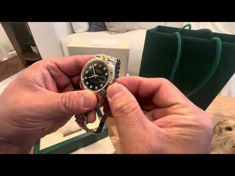 Rolex Datejust 41 | Yellow Rolesor, Diamond Dial, Fluted Bezel & Jubilee Bracelet