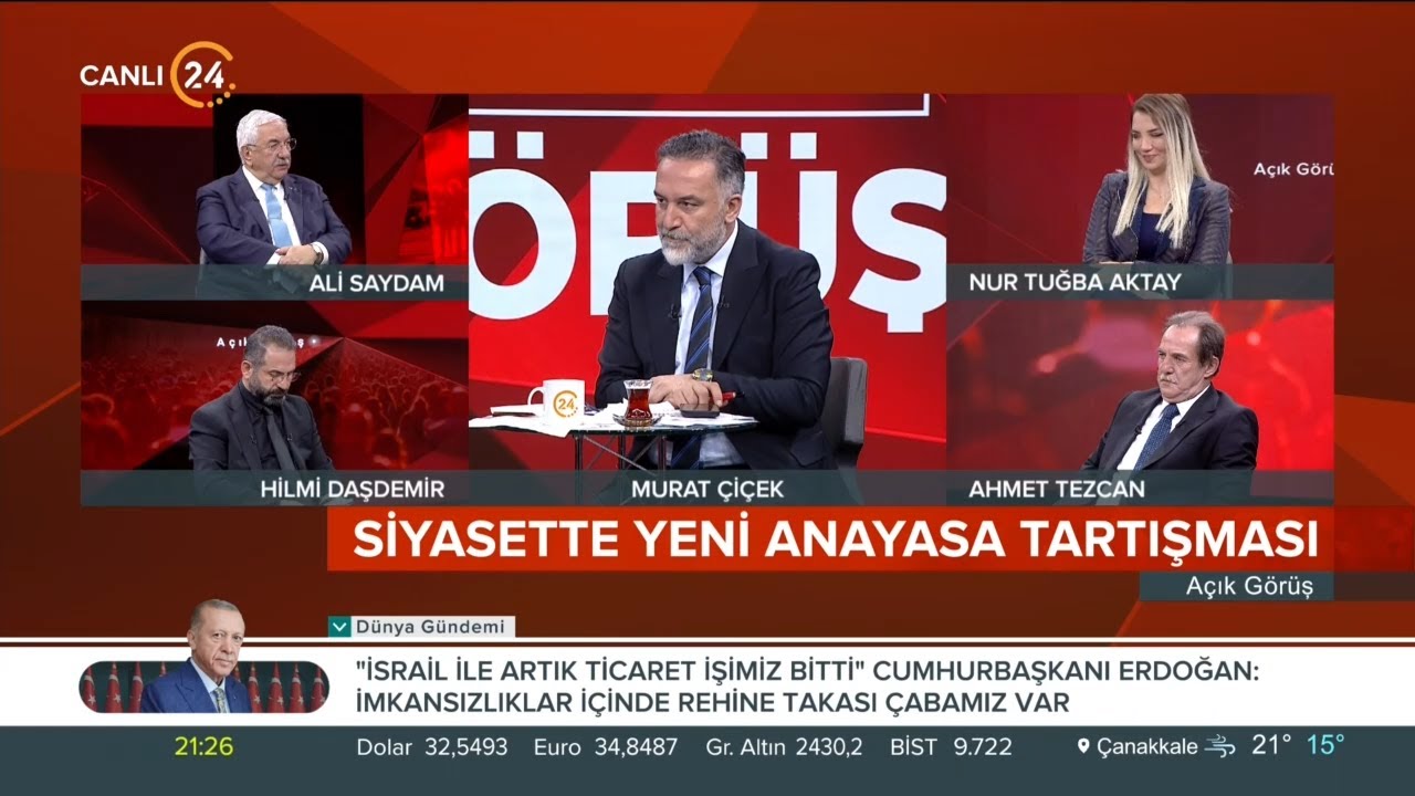 Murat Çiçek ile "Açık Görüş" / Erdoğan’ın Kritik Irak Ziyareti - 24 04 2024