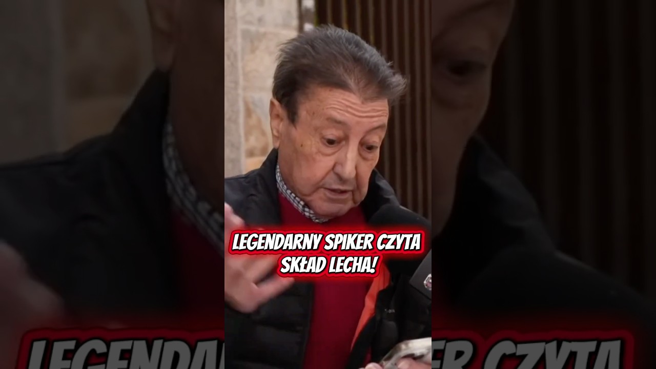 Legendarny spiker rayo czyta skład lecha #shorts