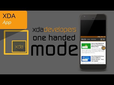one handed mode video