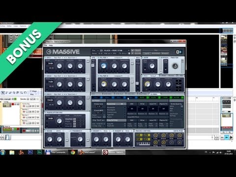 Controlling & Recording MASSIVE with REASON 7 [HD]