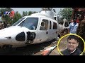 Maha CM Fadnavis helicopter crash lands at Latur; CM safe