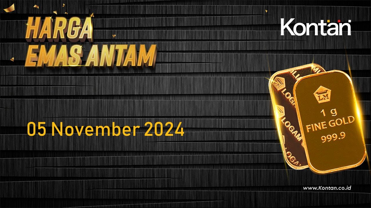 Harga Emas Antam Hari Ini (5 November 2024) Tak Berubah dari Kemarin