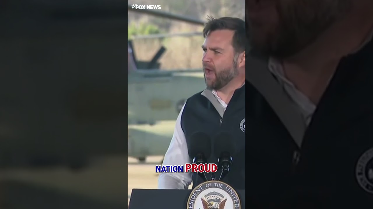 JD Vance’s emotional Thanksgiving message to US soldiers #shorts