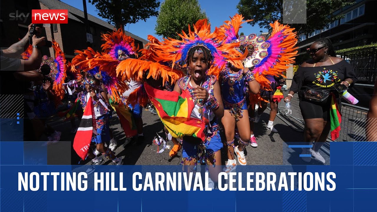 Millions of carnival goers gather to celebrate in Notting Hill