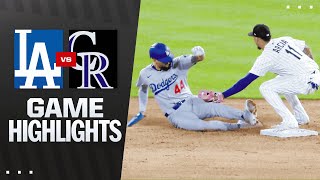 Dodgers vs. Rockies Game Highlights (6/25/25) | MLB Highlights