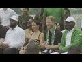 Harry and Meghan charm crowds on Nigeria visit as they join volleyball match  - 00:49 min - News - Video