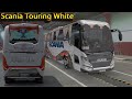 Scania touring White 2021 ets2 and ATS for 1.39 and 1.40