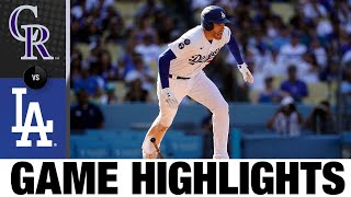 Rockies vs. Dodgers Game Highlights (10/5/22) | MLB Highlights