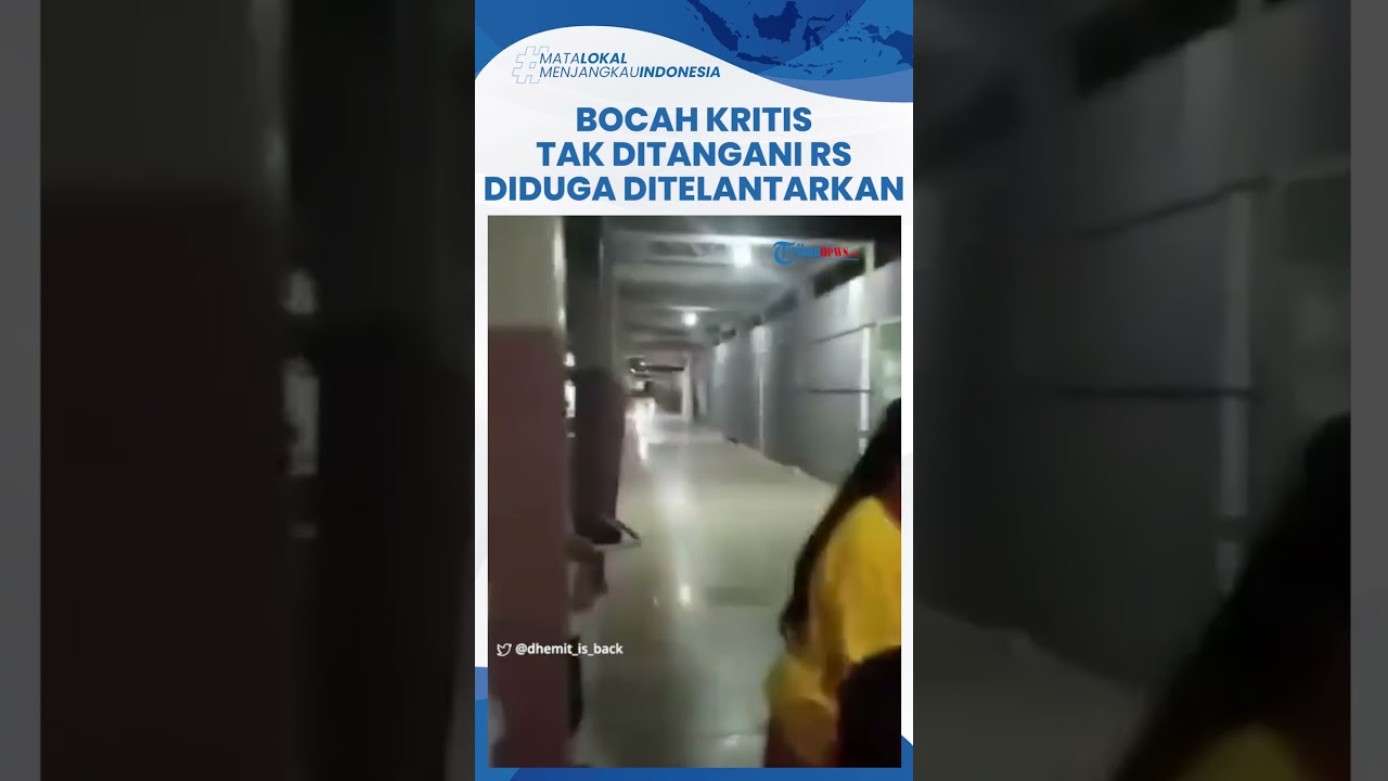 Viral Video Wanita Menangis Gegara Bocah Kritis Tak Ditangani RSUD Muaradua Diduga Ditelantarkan