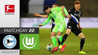 Arminia Bielefeld — VfL Wolfsburg | 0-3 | Highlights | Matchday 22 – Bundesliga 2020/21