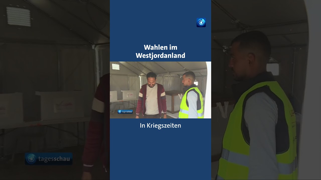 Kommunalwahl in den palästinensischen Gebieten tagesschau nachrichten westjordanland