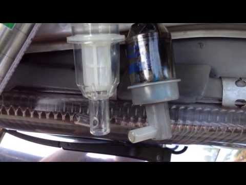 Replace mercedes diesel fuel filter #2
