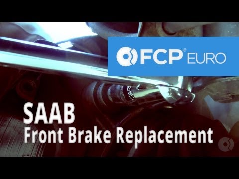 SAAB 9-5 - Front Brake Pads & Rotor Replacement