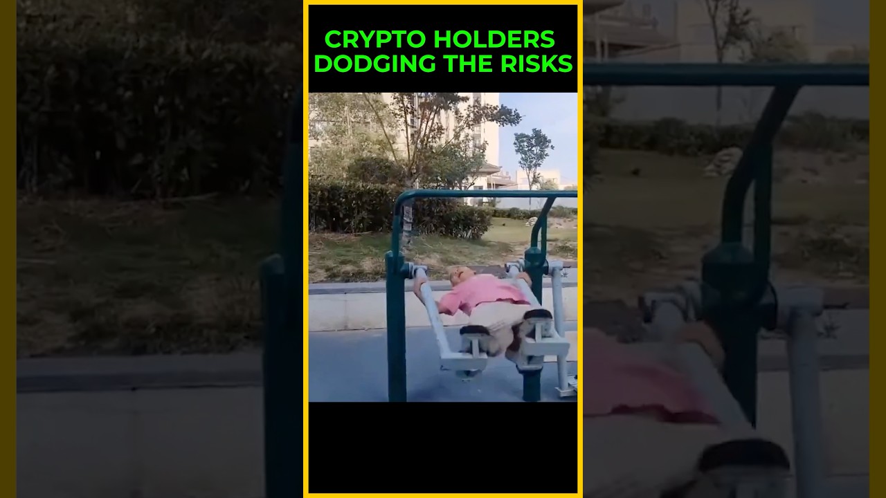 Crypto Holders Dodging Risk 😂 shorts