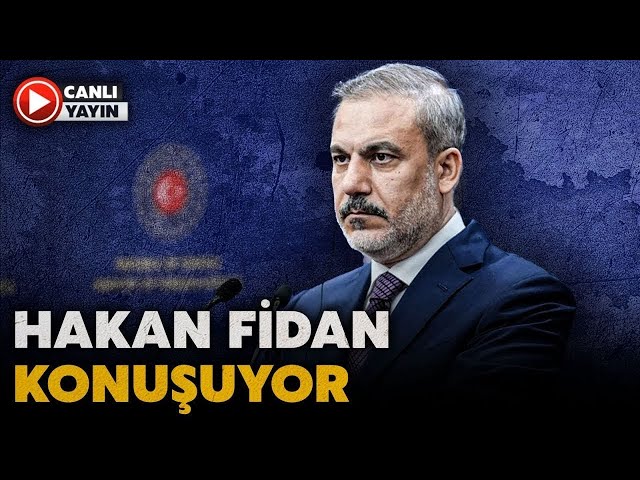 Hakan Fidan, "Türkiye-Rusya-Ukrayna Üçlü Toplantısı"nın açılışında konuştu (23 Temmuz 2025)